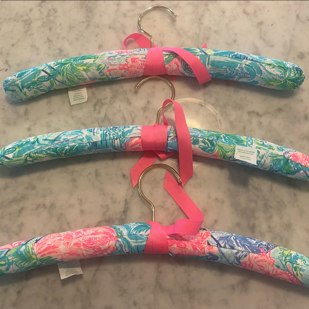 Lilly Pulitzer hangers.